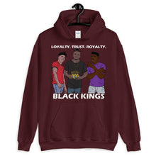Load image into Gallery viewer, Faithful Black King Hoodie - Just JKing