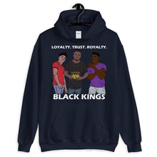 Load image into Gallery viewer, Faithful Black King Hoodie - Just JKing