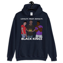 Load image into Gallery viewer, Faithful Black King Hoodie - Just JKing
